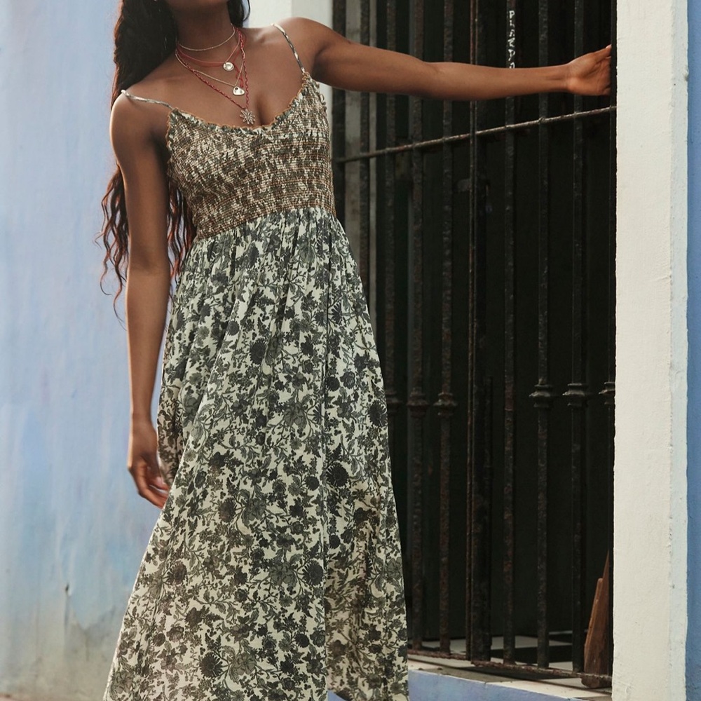 Free People Sweet Nothings MIDI Dress
